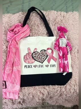 Handmade tote for breast cancer Bundle